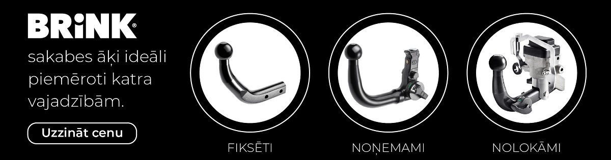 Fiksēti, noņemami un nolokāmi sakabes āķi. Pieteikt servisu.